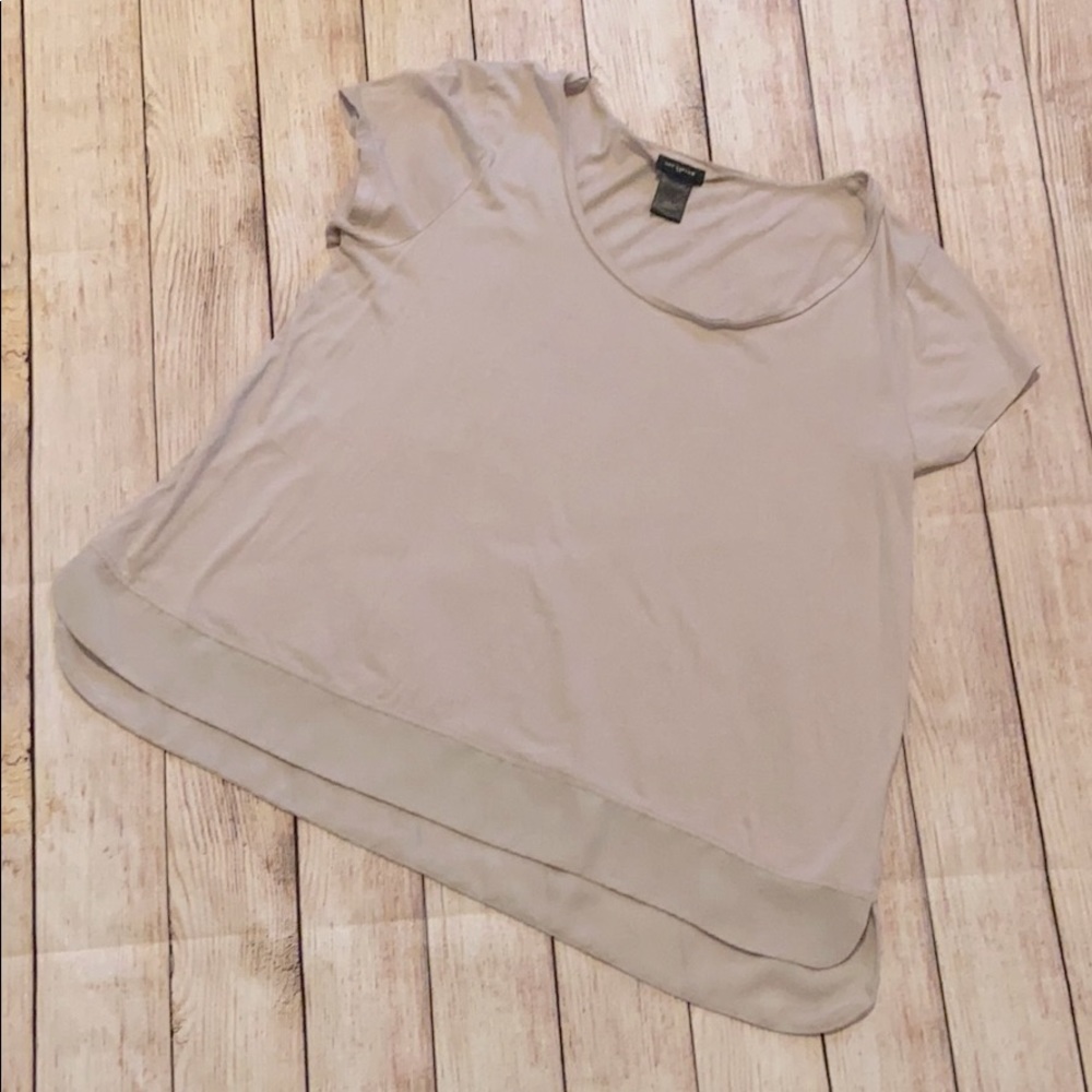 Ann Taylor - Champagne colored Dressy Top